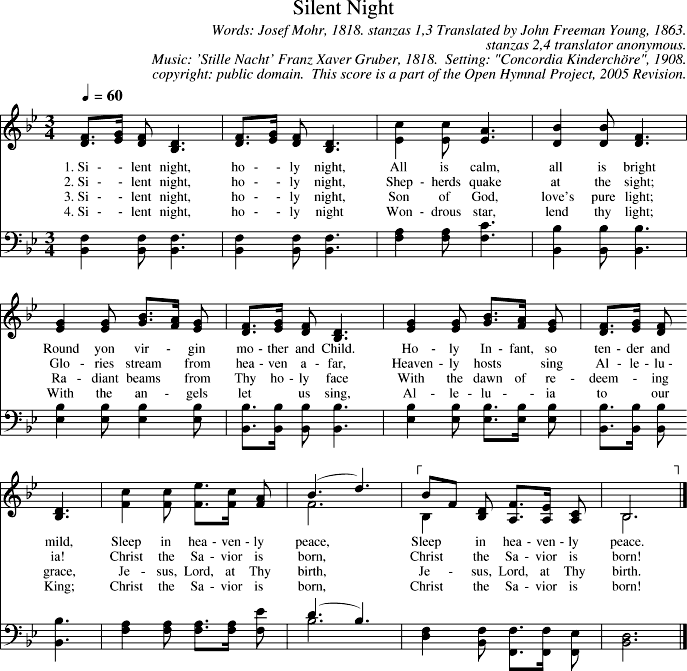 silent night hymn